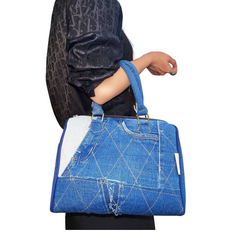 Handmade Upcycled Denim Large Handbags