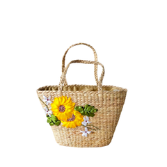 Large Two Strap Water Hyacinth Bag 3