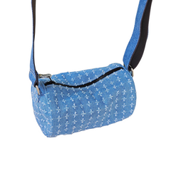 Handmade Upcycled Denim Large Strap Crossbody Bag 1