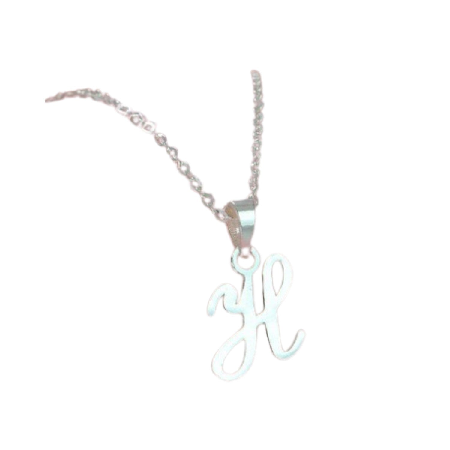 Letter Necklace Handcrafted 925 Sterling Silver 2