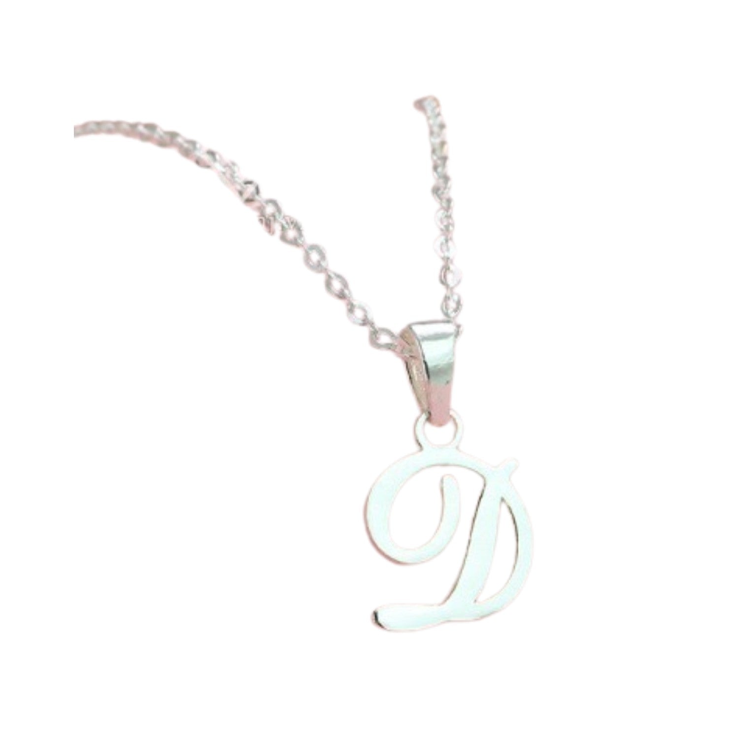 Letter Necklace Handcrafted 925 Sterling Silver 2