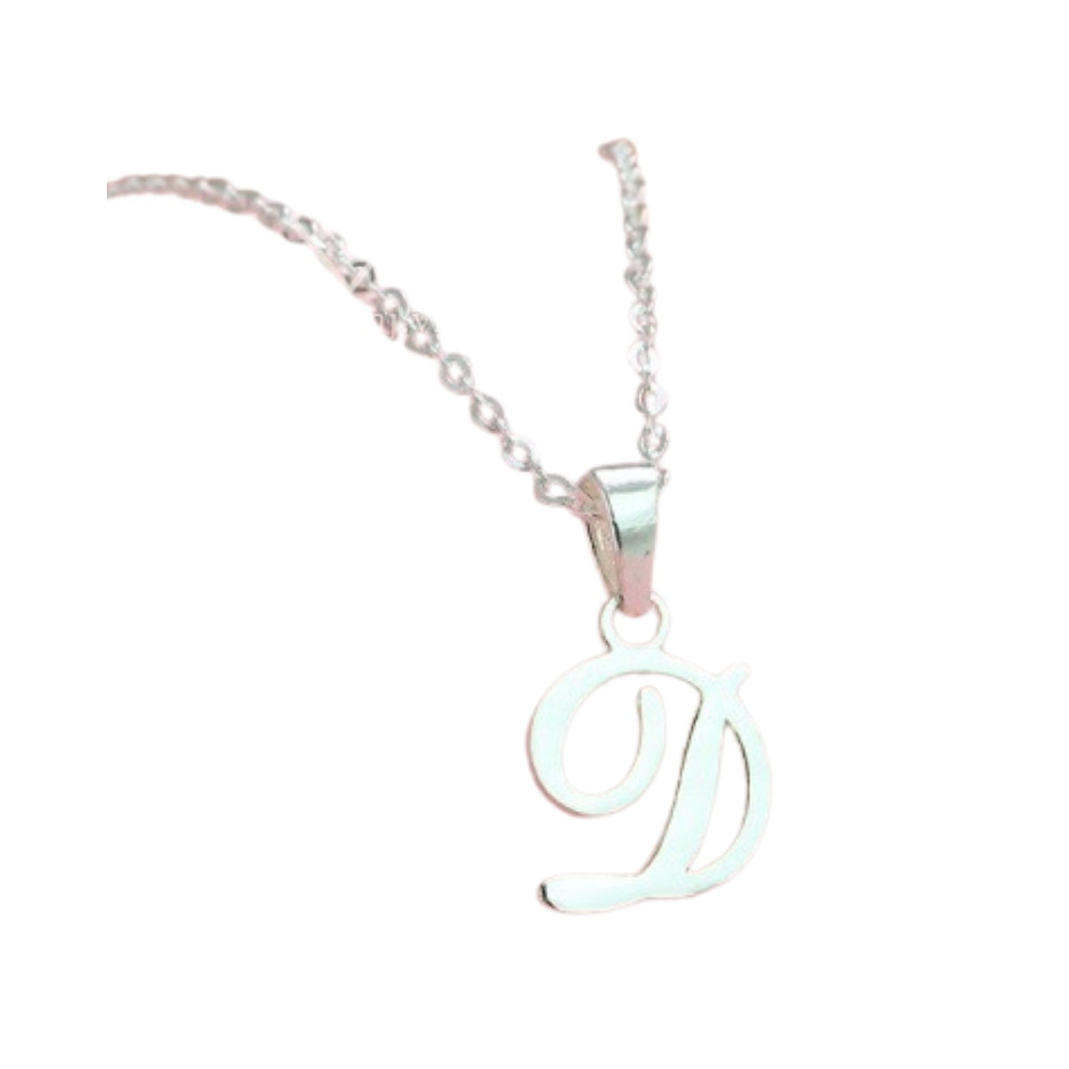 Letter Necklace Handcrafted 925 Sterling Silver 2
