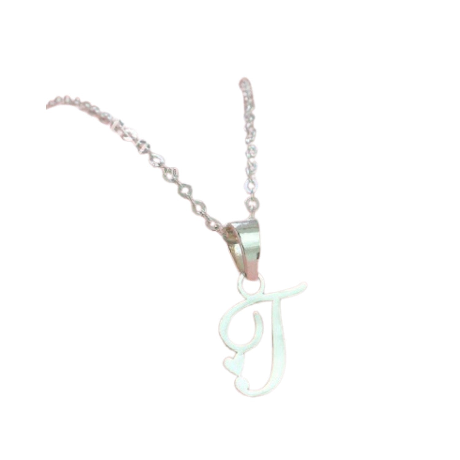 Letter Necklace Handcrafted 925 Sterling Silver 2