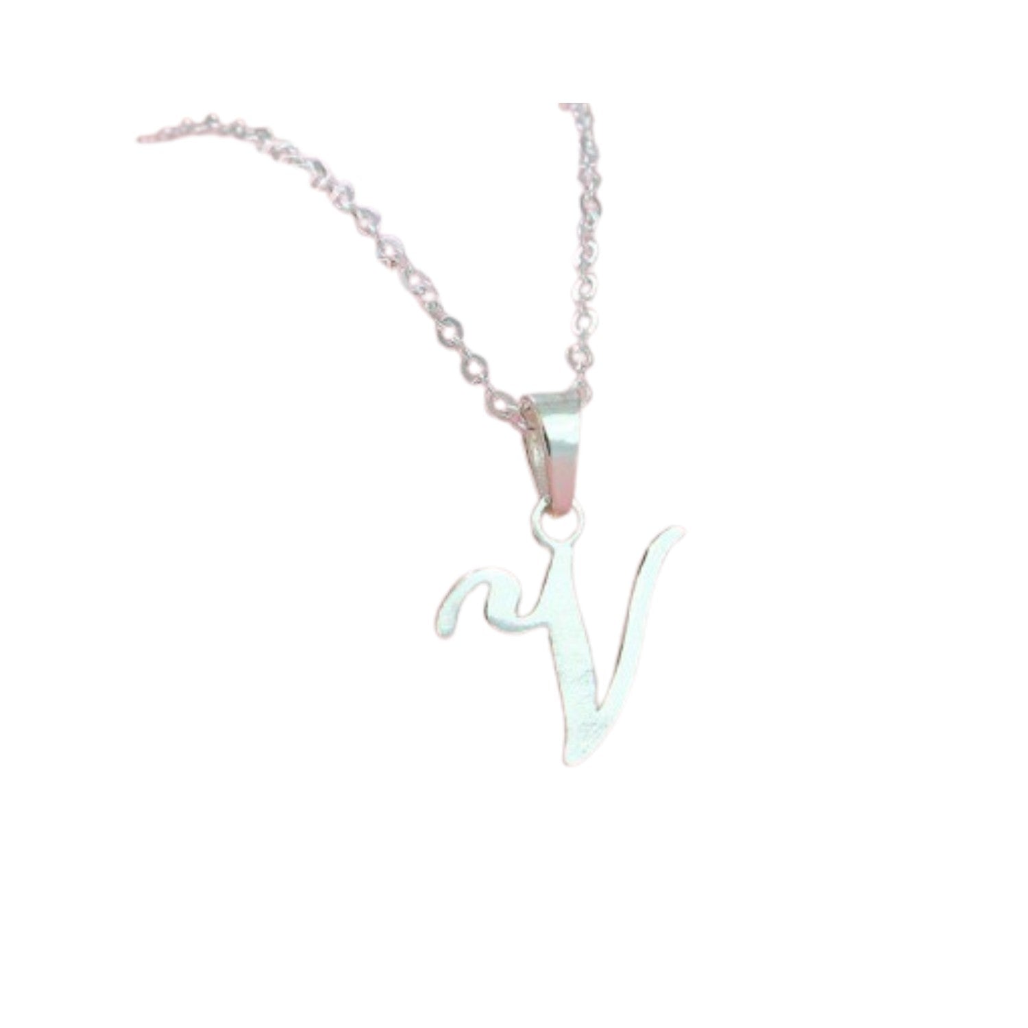 Letter Necklace Handcrafted 925 Sterling Silver 1