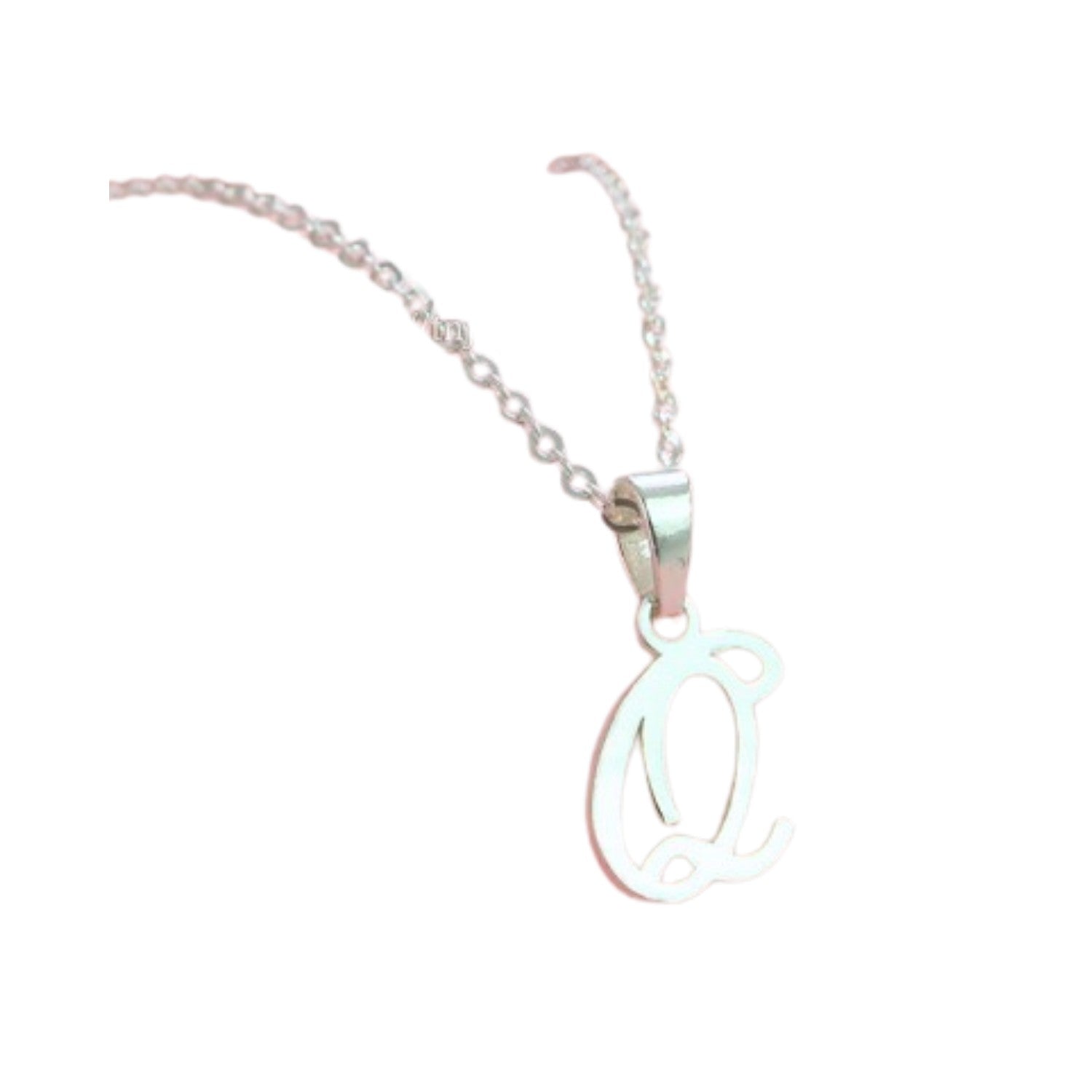 Letter Necklace Handcrafted 925 Sterling Silver 1