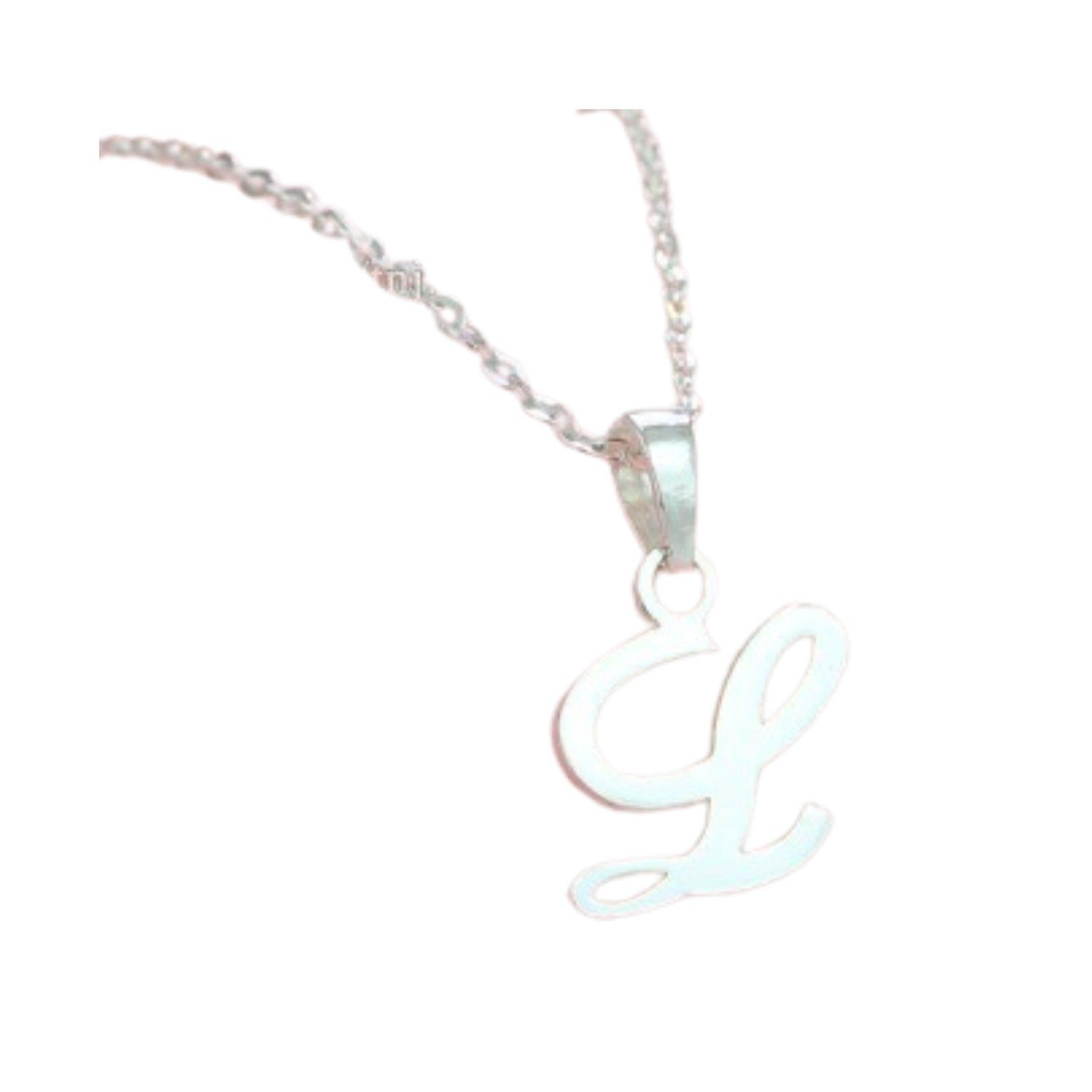Letter Necklace Handcrafted 925 Sterling Silver 1
