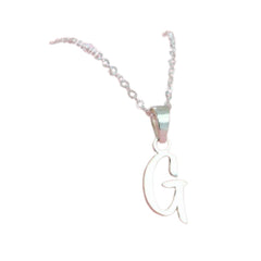 Letter Necklace Handcrafted 925 Sterling Silver 1