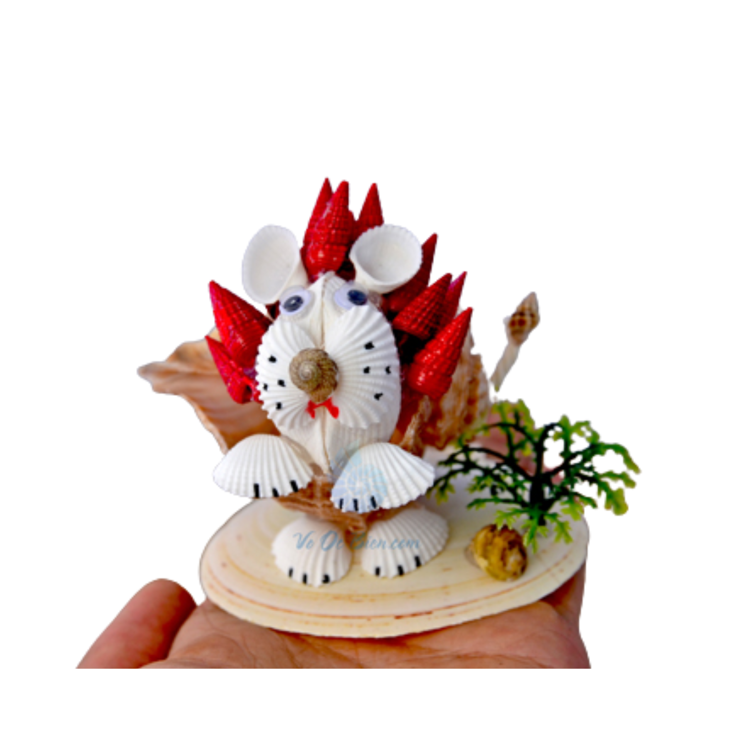 Lion Standing On A Seashell