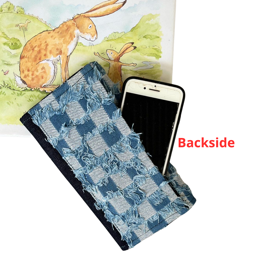 Handmade Upcycled Denim Long Wallet