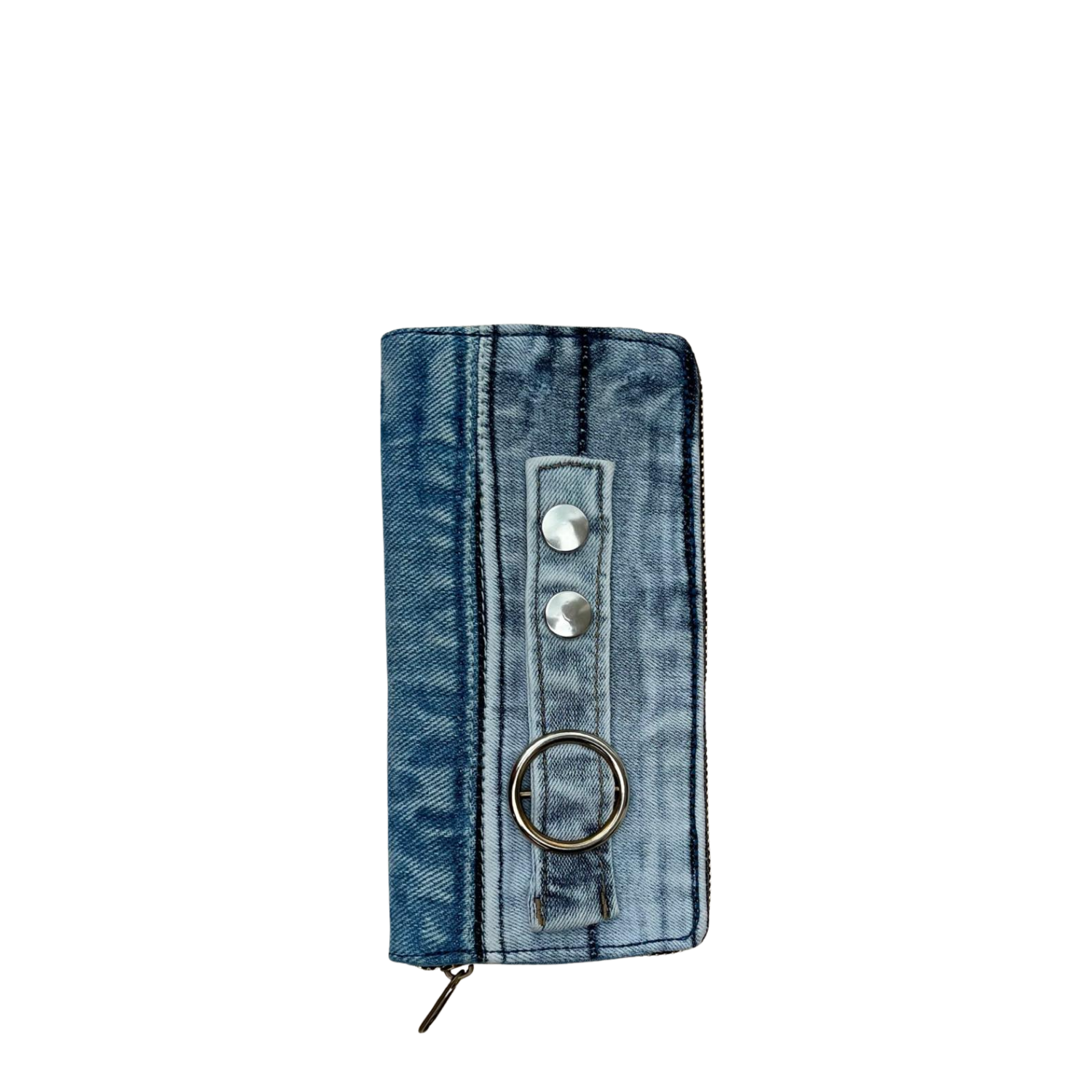 Handmade Upcycled Denim Long Wallet 2