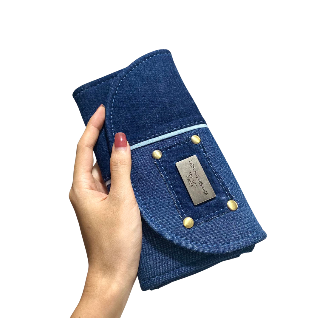 Handmade Upcycled Denim Long Wallet