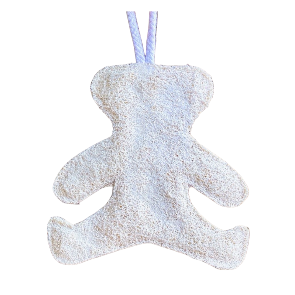 Loofah Bear Pet Toy