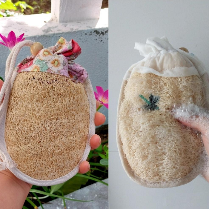Loofah Bath Bag