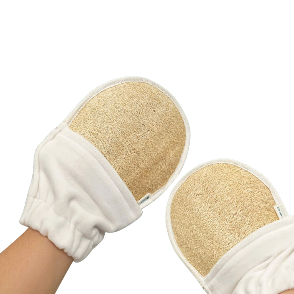 Loofah Bath Gloves