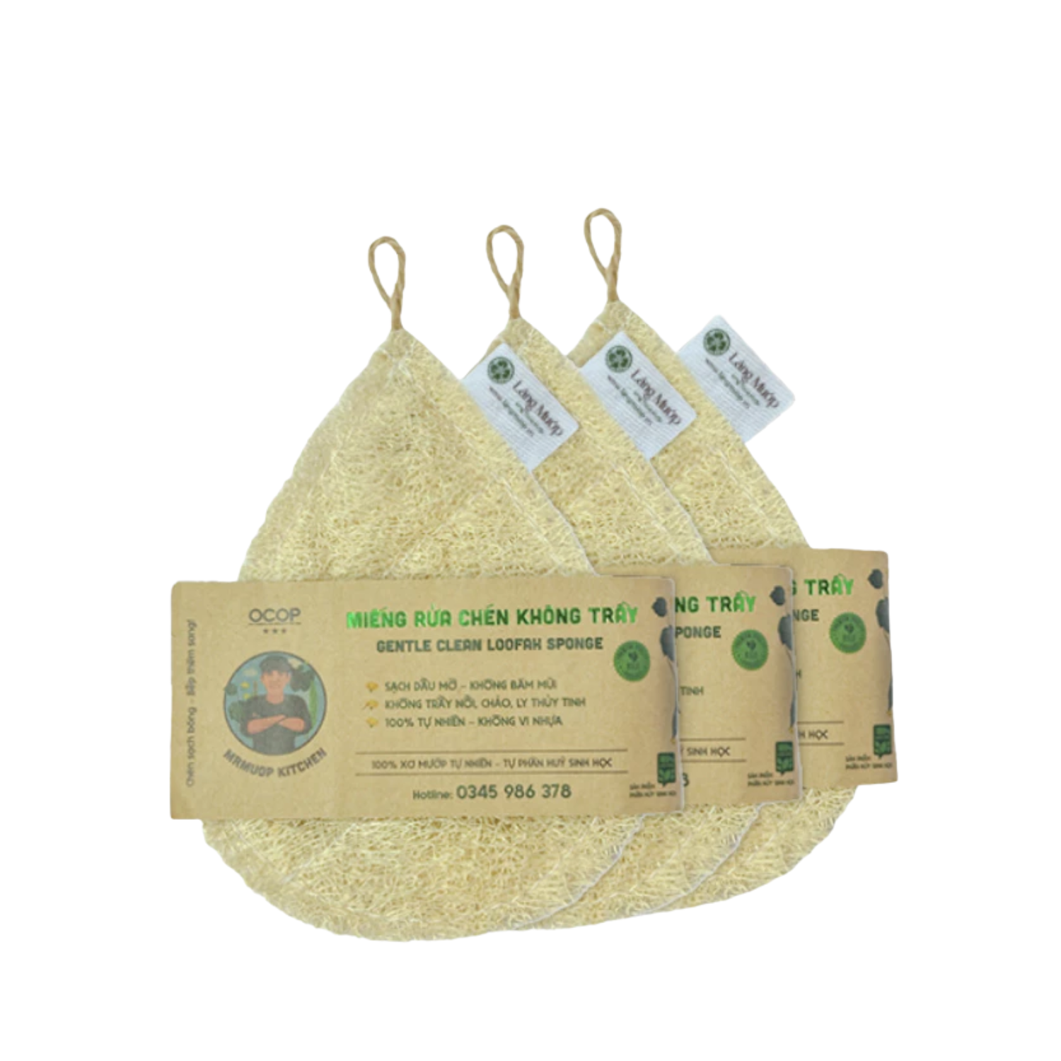 Loofah Dishwashing Sponge