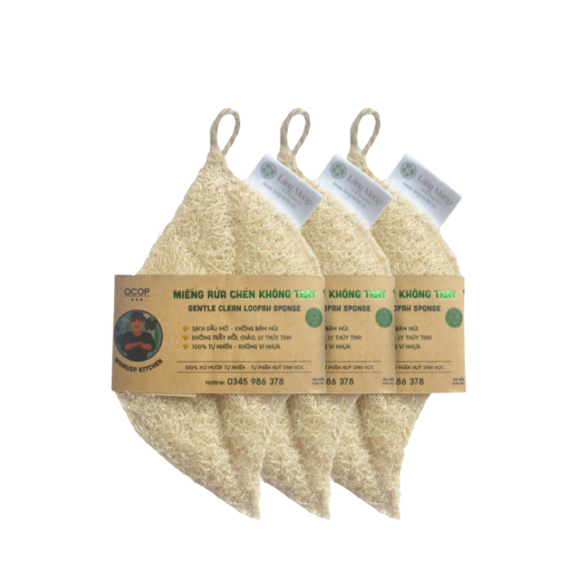 Loofah Dishwashing Sponge