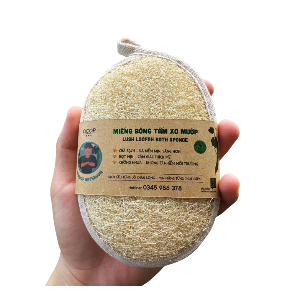 Loofah Exfoliating Bath Sponge