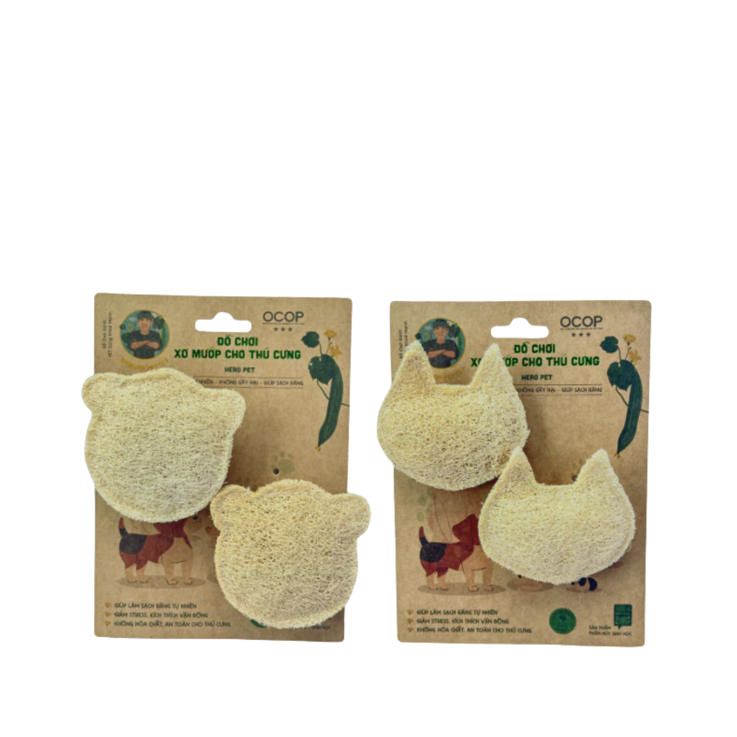 Loofah Cat And Dog Toys