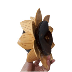 Lotus Flower Plate Made of Coconut Shell