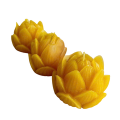 Lotus Bud Beeswax Candle