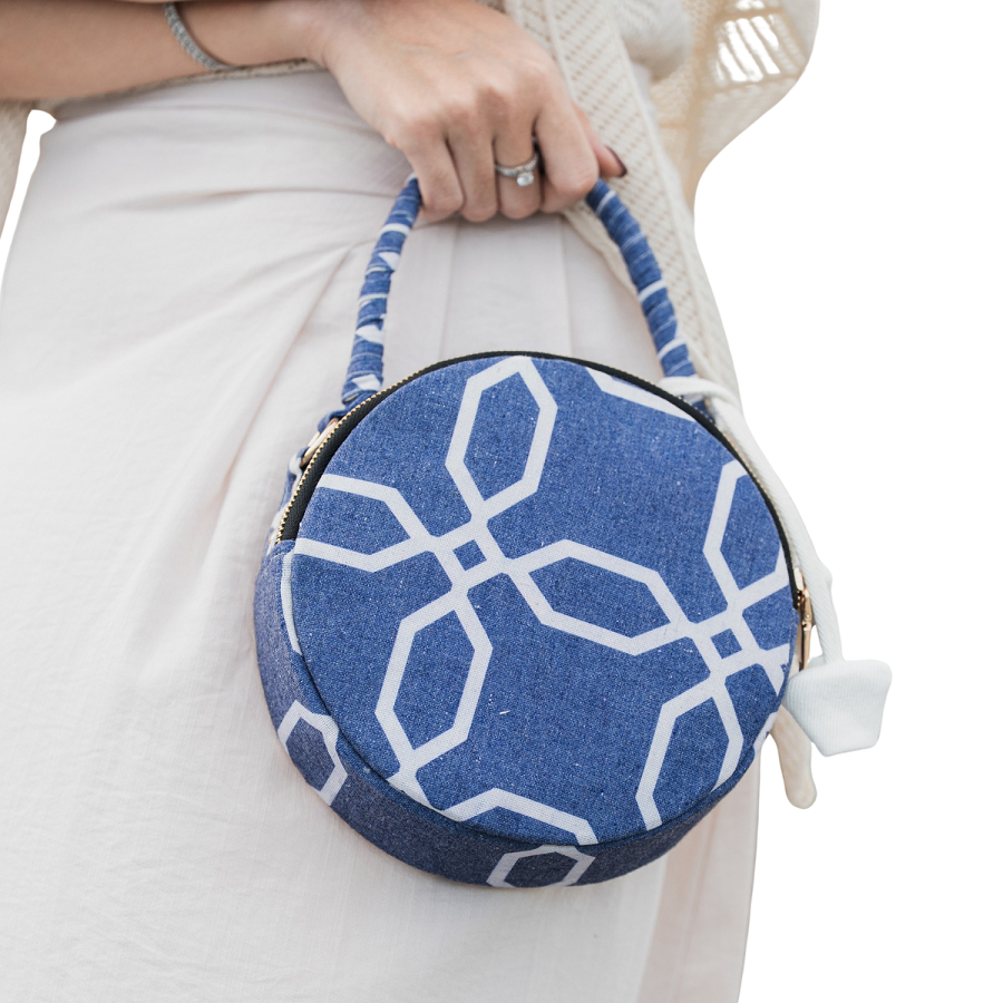 Handmade Upcycled Denim Luna Bag