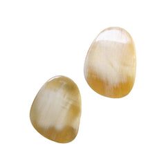 Luxurious Earring Handcrafted From White Buffalo Horn