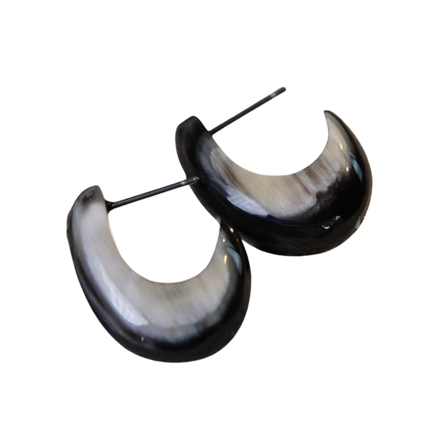 Luxurious Handcrafted Buffalo Horn Earring