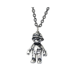 Mario Character Pendant For Men Handcrafted 925 Sterling Silver