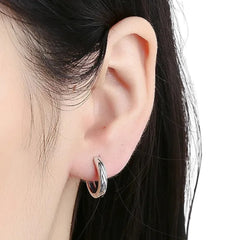 Men's And Women's Earrings Handcrafted 925 Sterling Silver