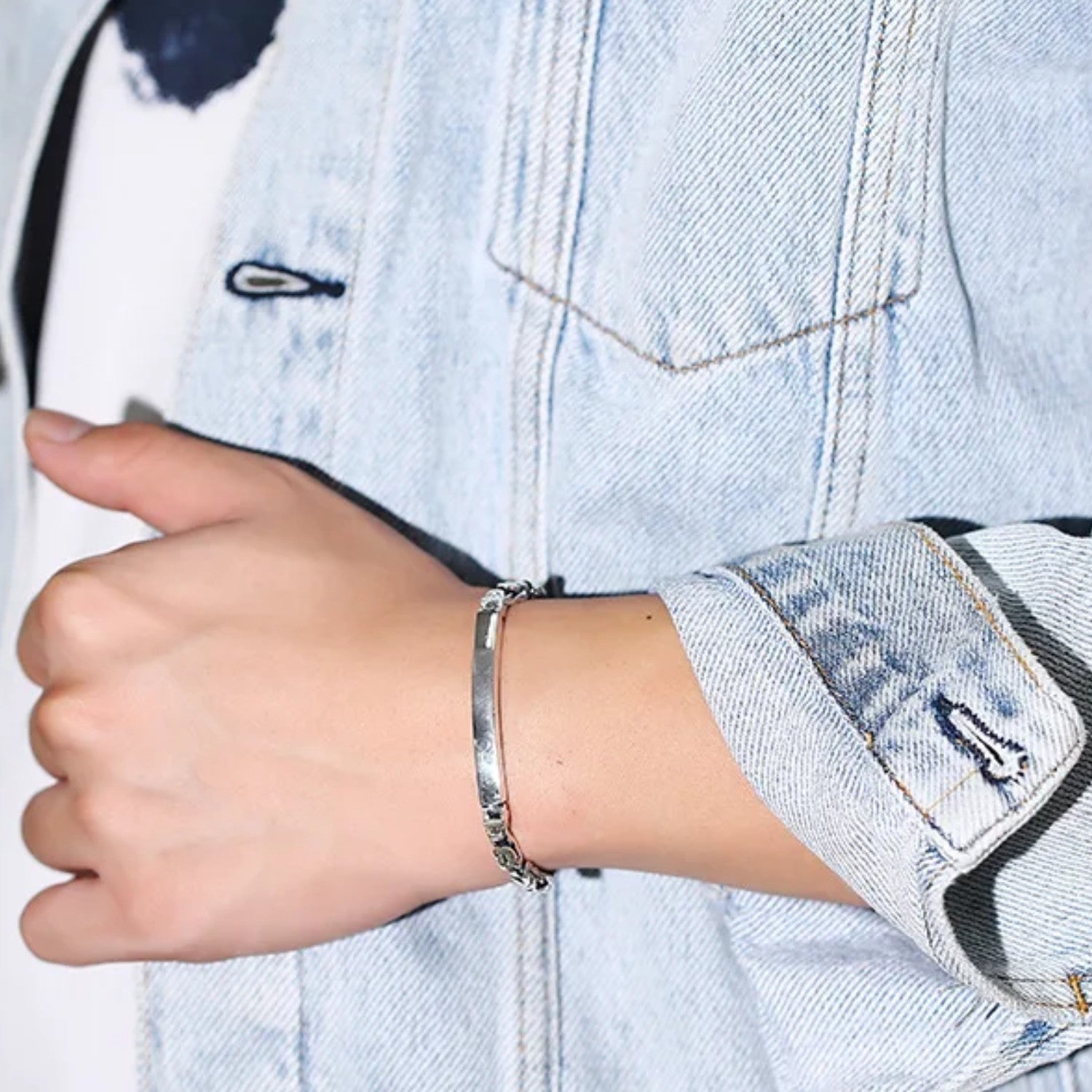 Men's Bracelet Handcrafted 925 Sterling Silver