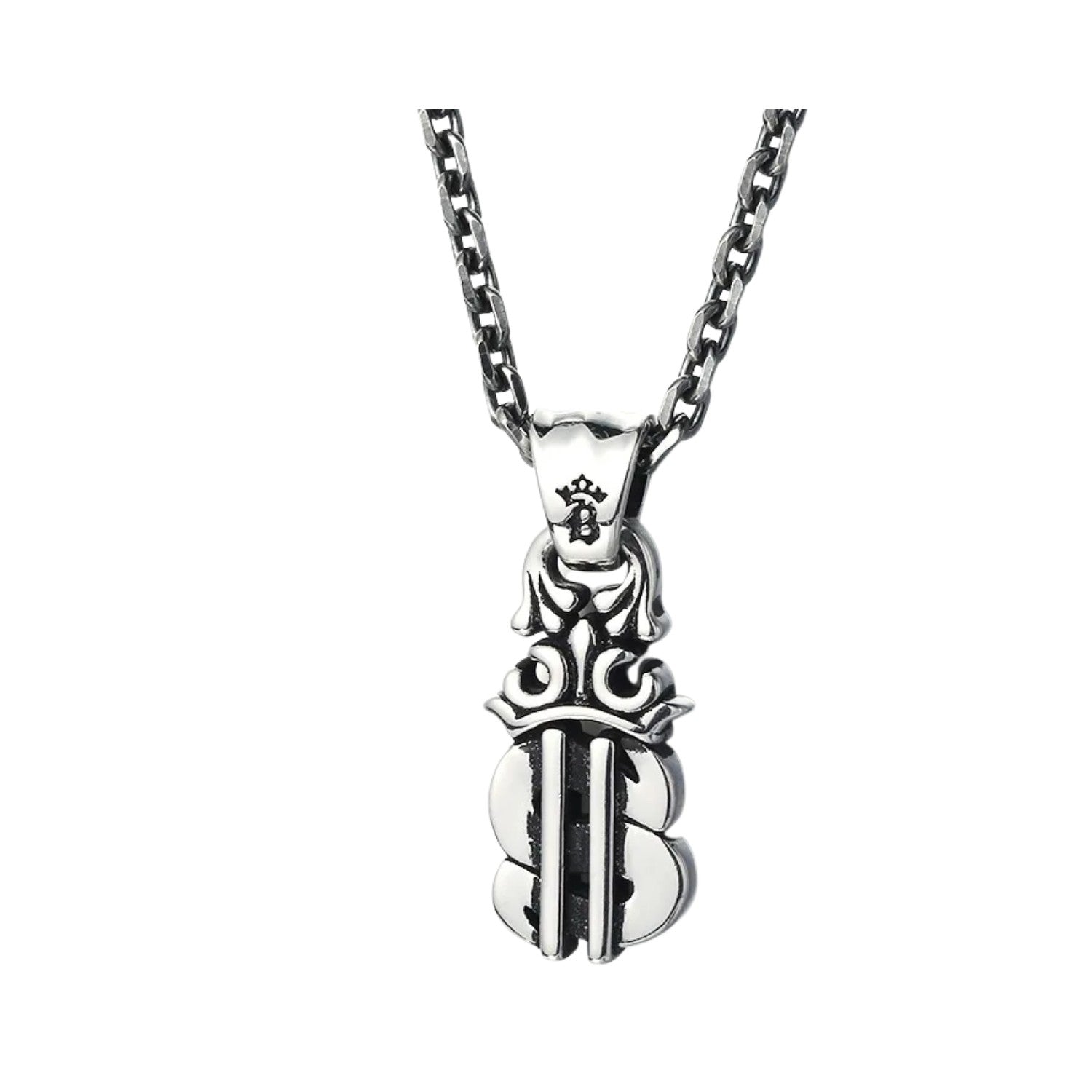 Men's Coin Pendant Handcrafted 925 Sterling Silver