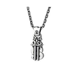 Men's Coin Pendant Handcrafted 925 Sterling Silver
