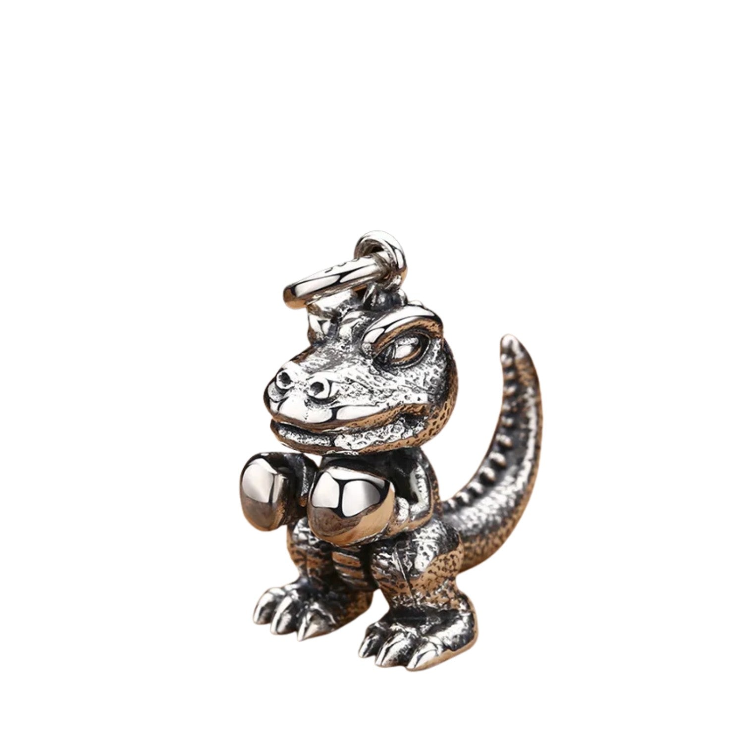 Men's Dinosaur Pendant Handcrafted 925 Sterling Silver