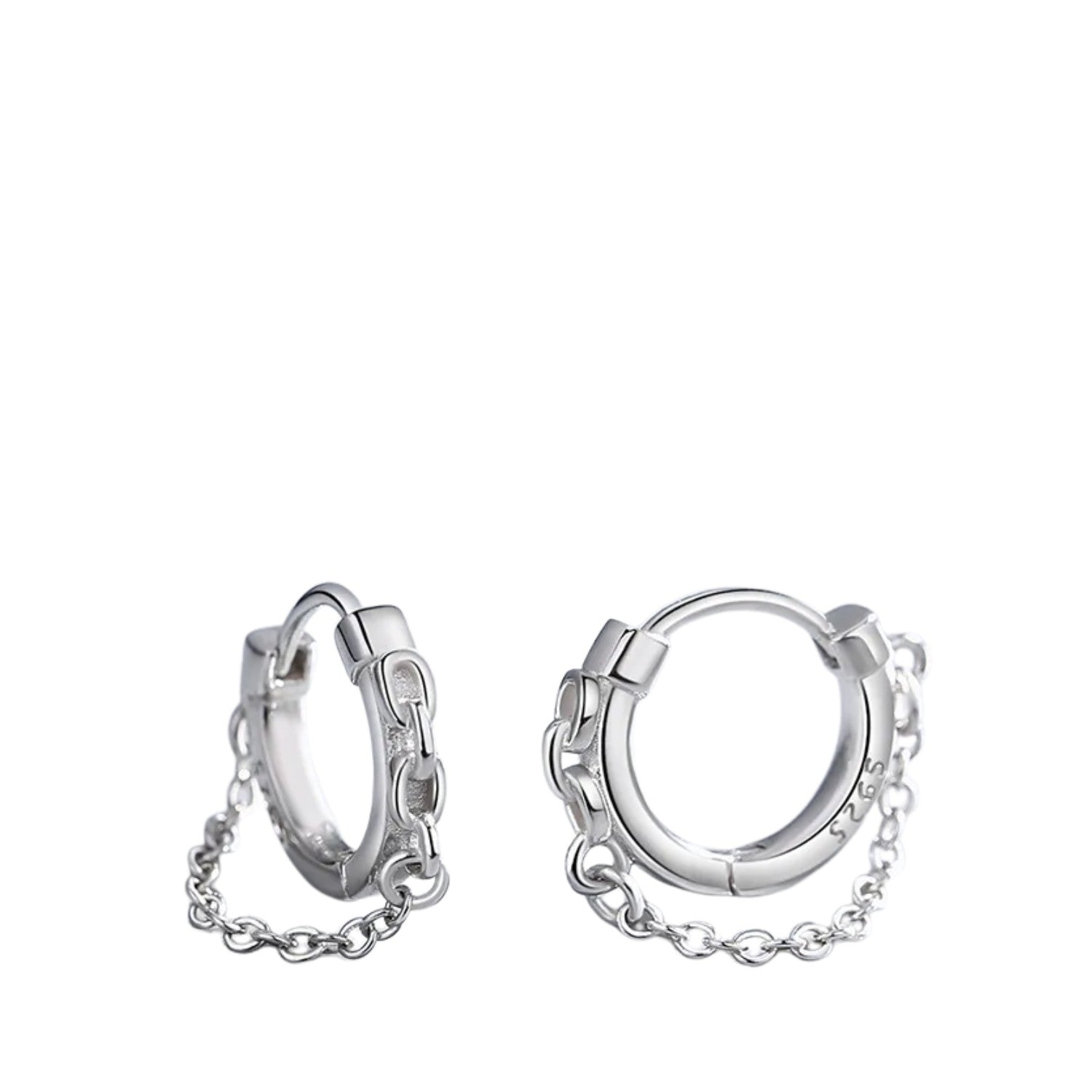 Men's Earrings Handcrafted 925 Sterling Silver