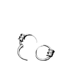 Men's Earrings Handcrafted 925 Sterling Silver