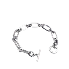 Men's Hip Hop Bracelet Handcrafted 925 Sterling Silver