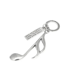 Men's Musical Note Pendant Handcrafted 925 Sterling Silver