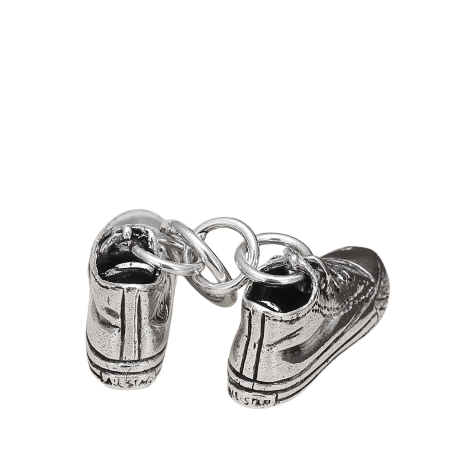 Men's Pendant In The Shape Of A Pair Of Shoes Handcrafted 925 Sterling Silver