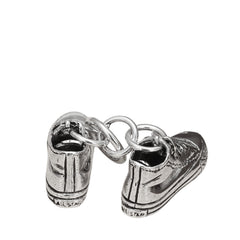 Men's Pendant In The Shape Of A Pair Of Shoes Handcrafted 925 Sterling Silver