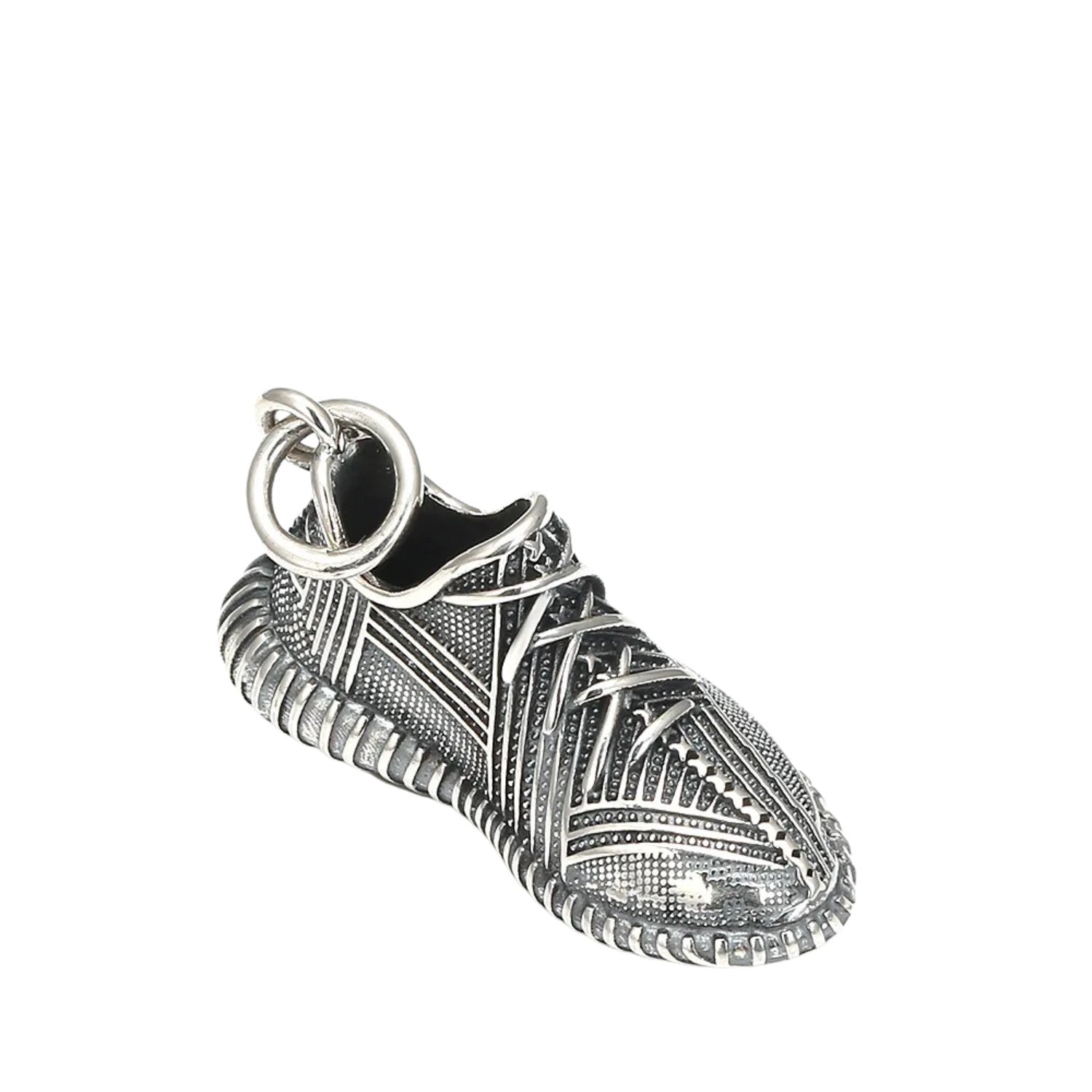 Men's Shoe-Shaped Pendant Handcrafted 925 Sterling Silver