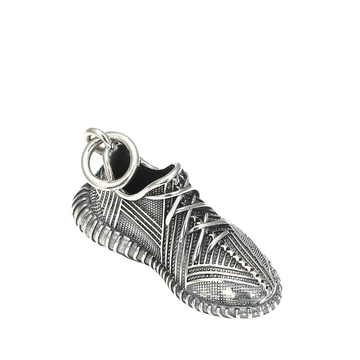 Men's Shoe-Shaped Pendant Handcrafted 925 Sterling Silver