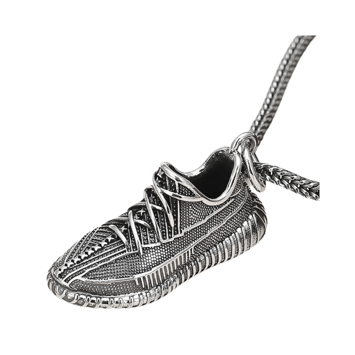Men's Shoe-Shaped Pendant Handcrafted 925 Sterling Silver