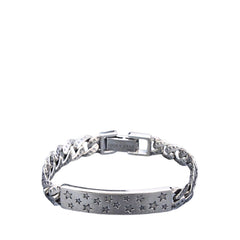 Men's Star Link Bracelet Handcrafted 925 Sterling Silver