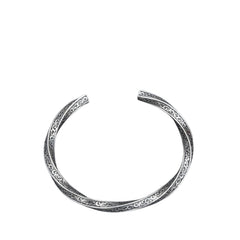 Men's Twisted Bracelet Handcrafted 925 Sterling Silver