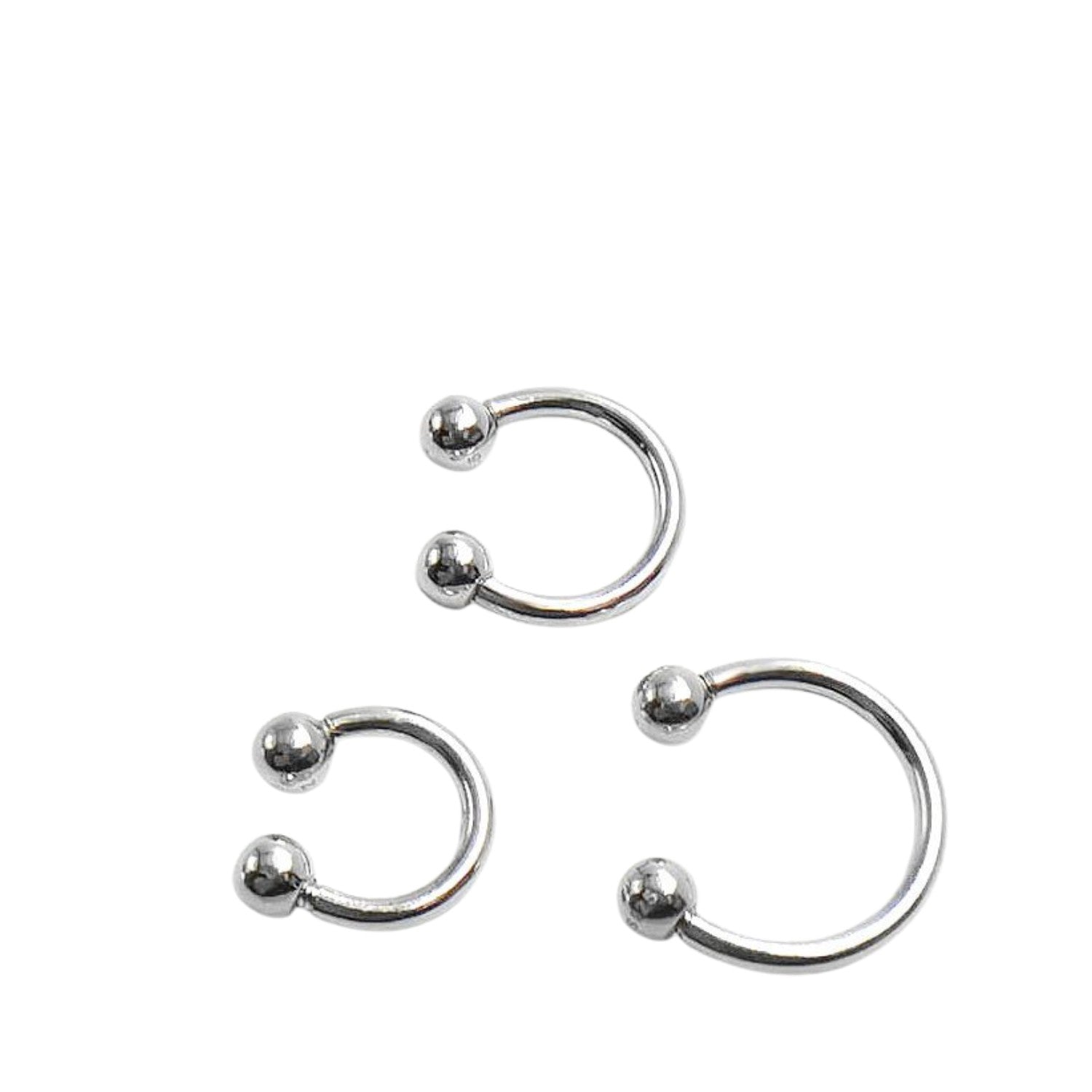 Men's and Women's Piercings Handcrafted 925 Sterling Silver