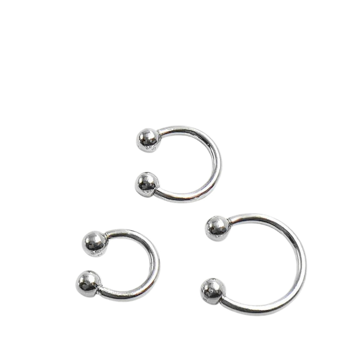 Men's and Women's Piercings Handcrafted 925 Sterling Silver
