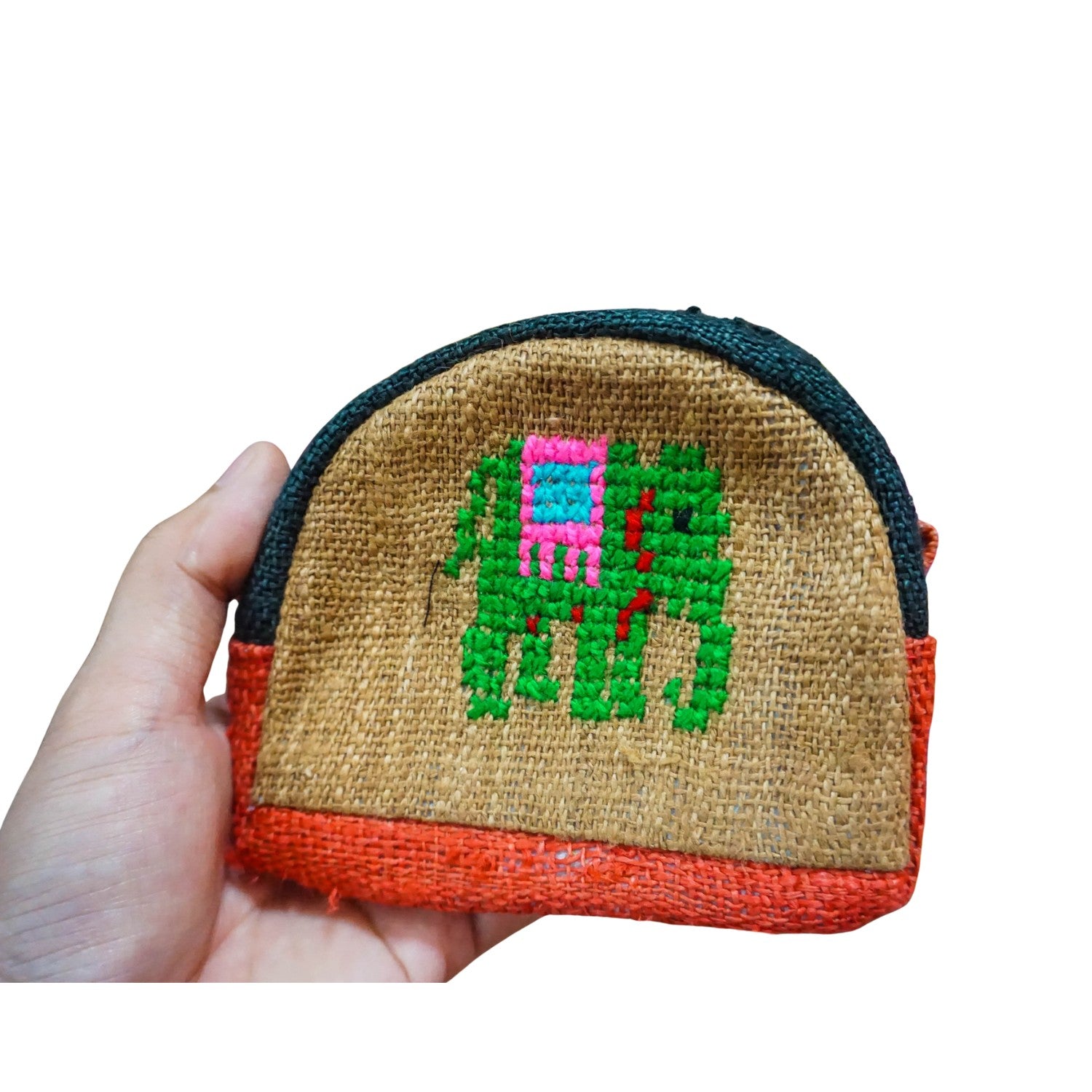 Mini Hand-Woven Brocade Wallet 2