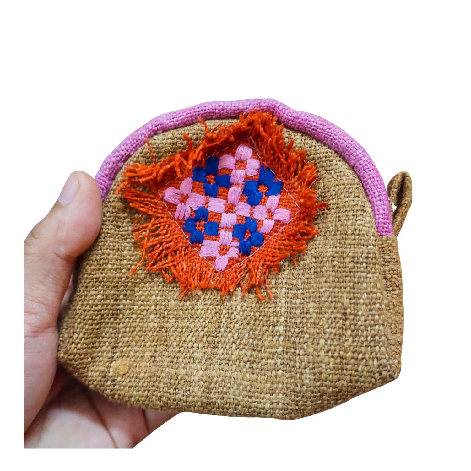 Mini Hand-Woven Brocade Wallet 1