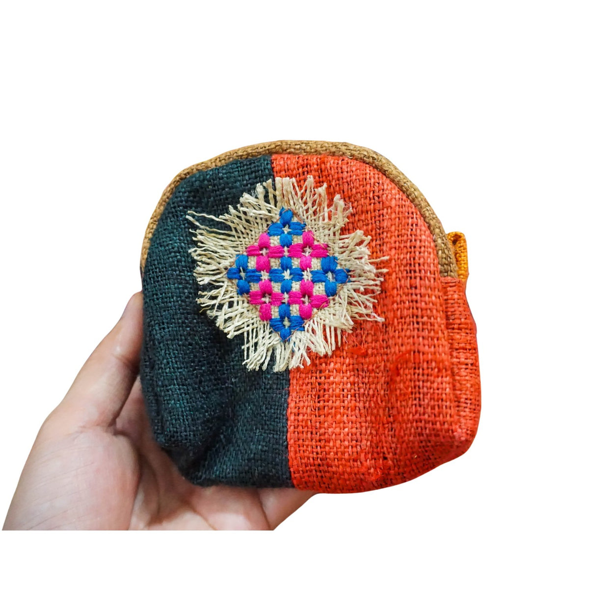 Mini Hand-Woven Brocade Wallet 1