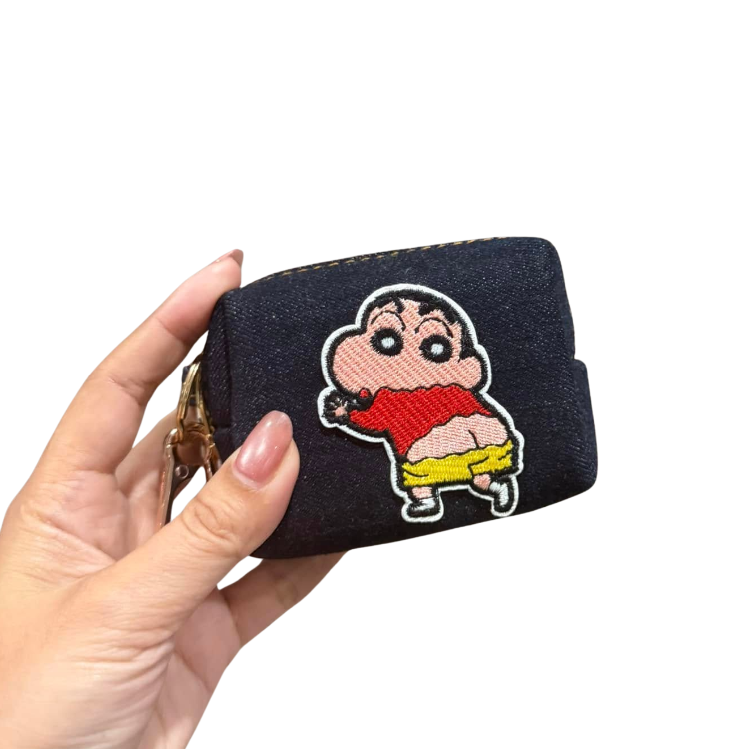 Handmade Upcycled Denim Mini Box Wallet 2